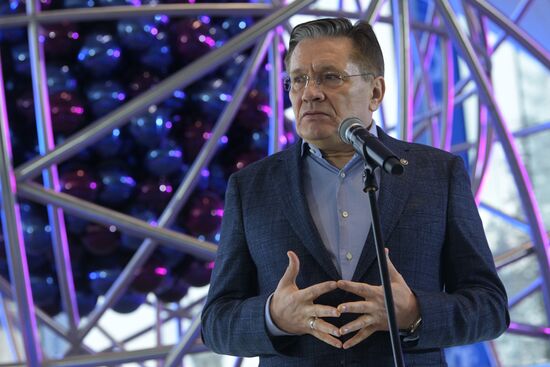 International RUSSIA EXPO forum and exhibition. ATOM pavilion opening ceremony