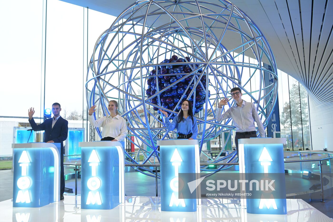 International RUSSIA EXPO forum and exhibition. ATOM pavilion opening ceremony