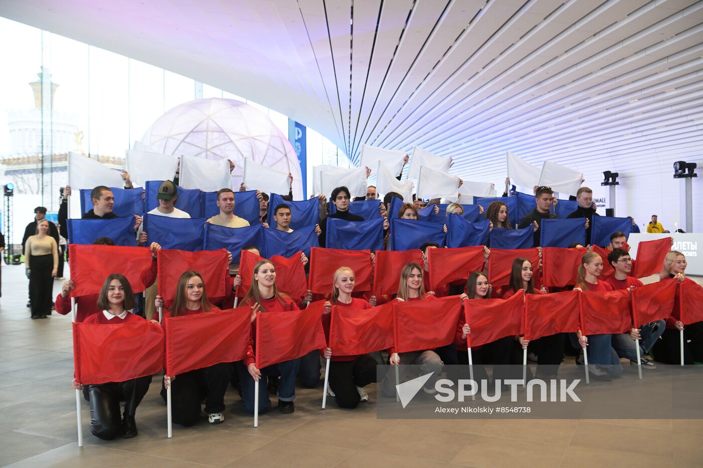 International RUSSIA EXPO forum and exhibition. ATOM pavilion opening ceremony