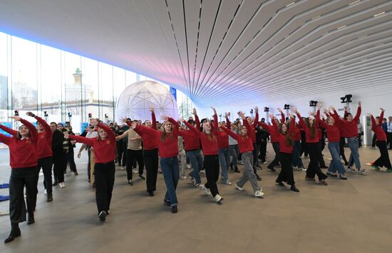 International RUSSIA EXPO forum and exhibition. ATOM pavilion opening ceremony