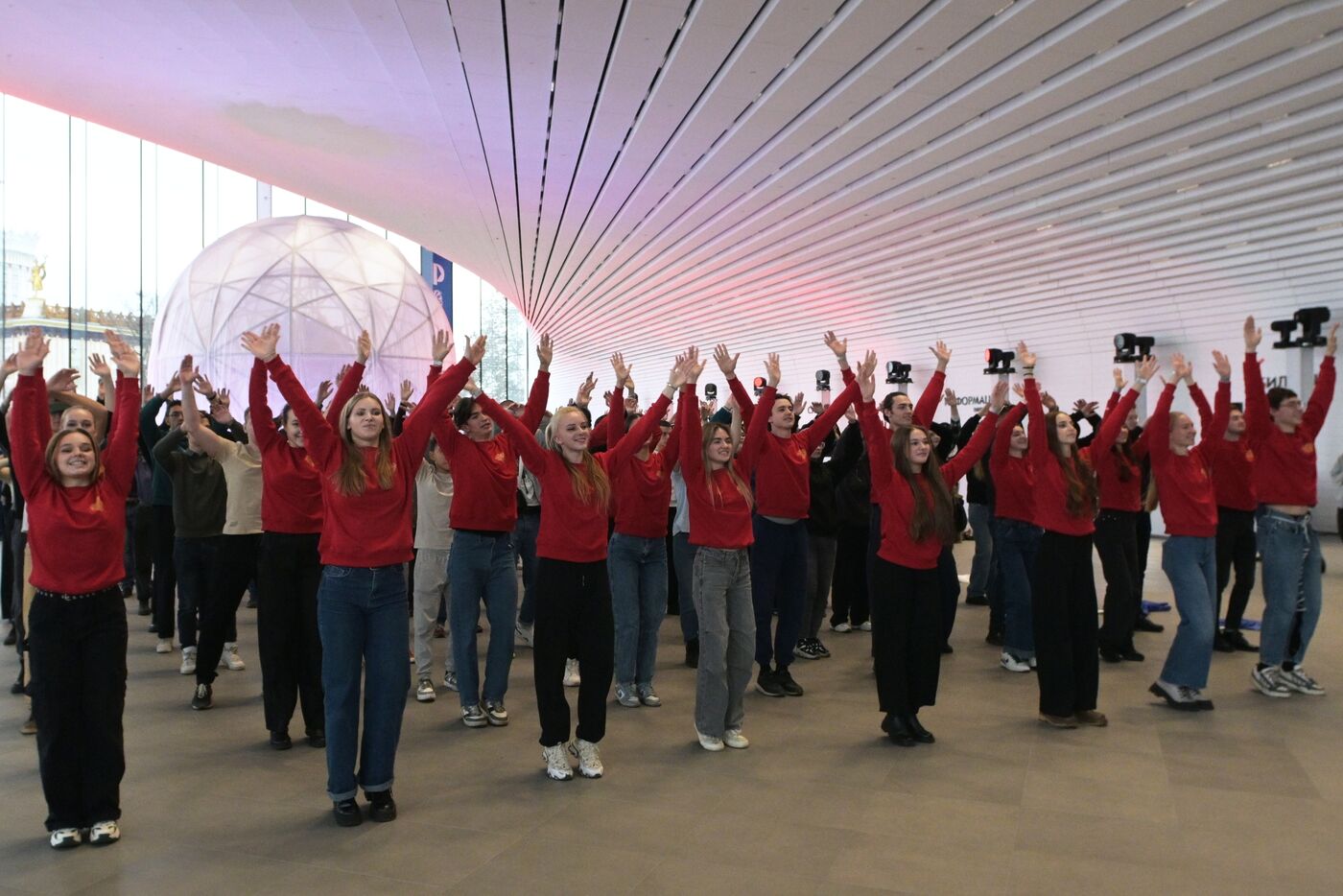 International RUSSIA EXPO forum and exhibition. ATOM pavilion opening ceremony