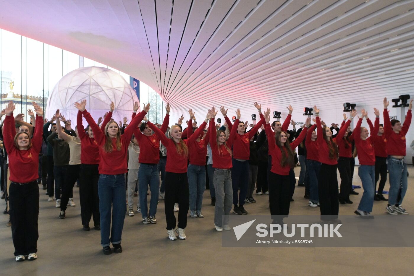 International RUSSIA EXPO forum and exhibition. ATOM pavilion opening ceremony