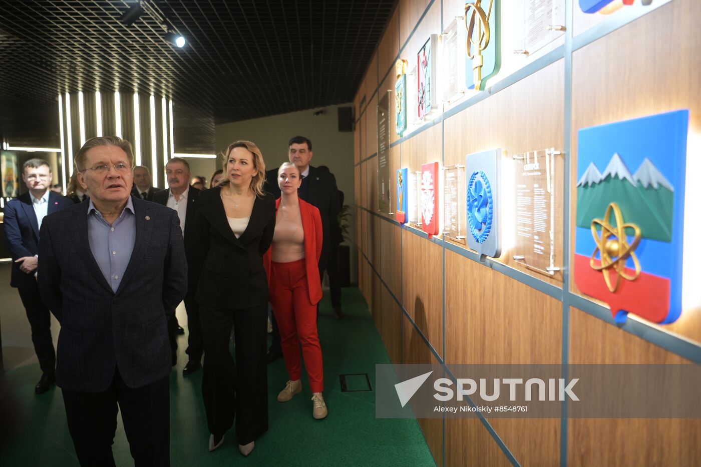 International RUSSIA EXPO forum and exhibition. ATOM pavilion opening ceremony