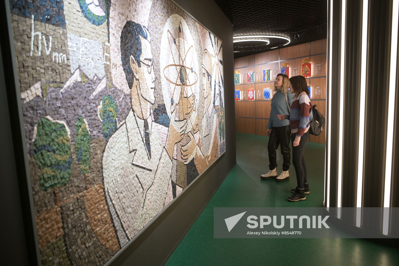 International RUSSIA EXPO forum and exhibition. ATOM pavilion opening ceremony
