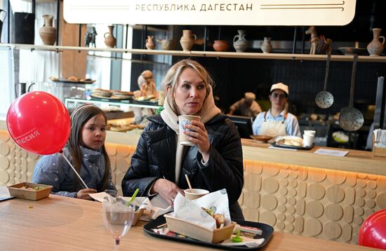 International RUSSIA EXPO forum and exhibition. Russia – Land of Taste festival. Russian Cuisine House. Location: Russia, Moscow. Author: Kirill Zykov/ANO “Directorate for Sports and Social Projects”. International RUSSIA EXPO forum and exhibition. Russia – Land of Taste festival