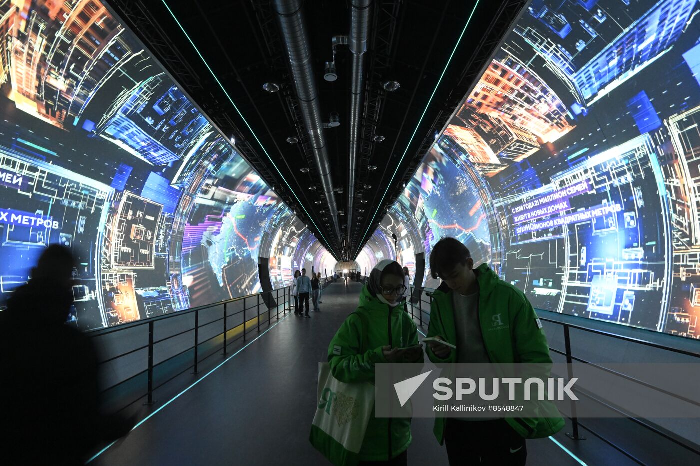 International RUSSIA EXPO forum and exhibition. Russia's Achievements display