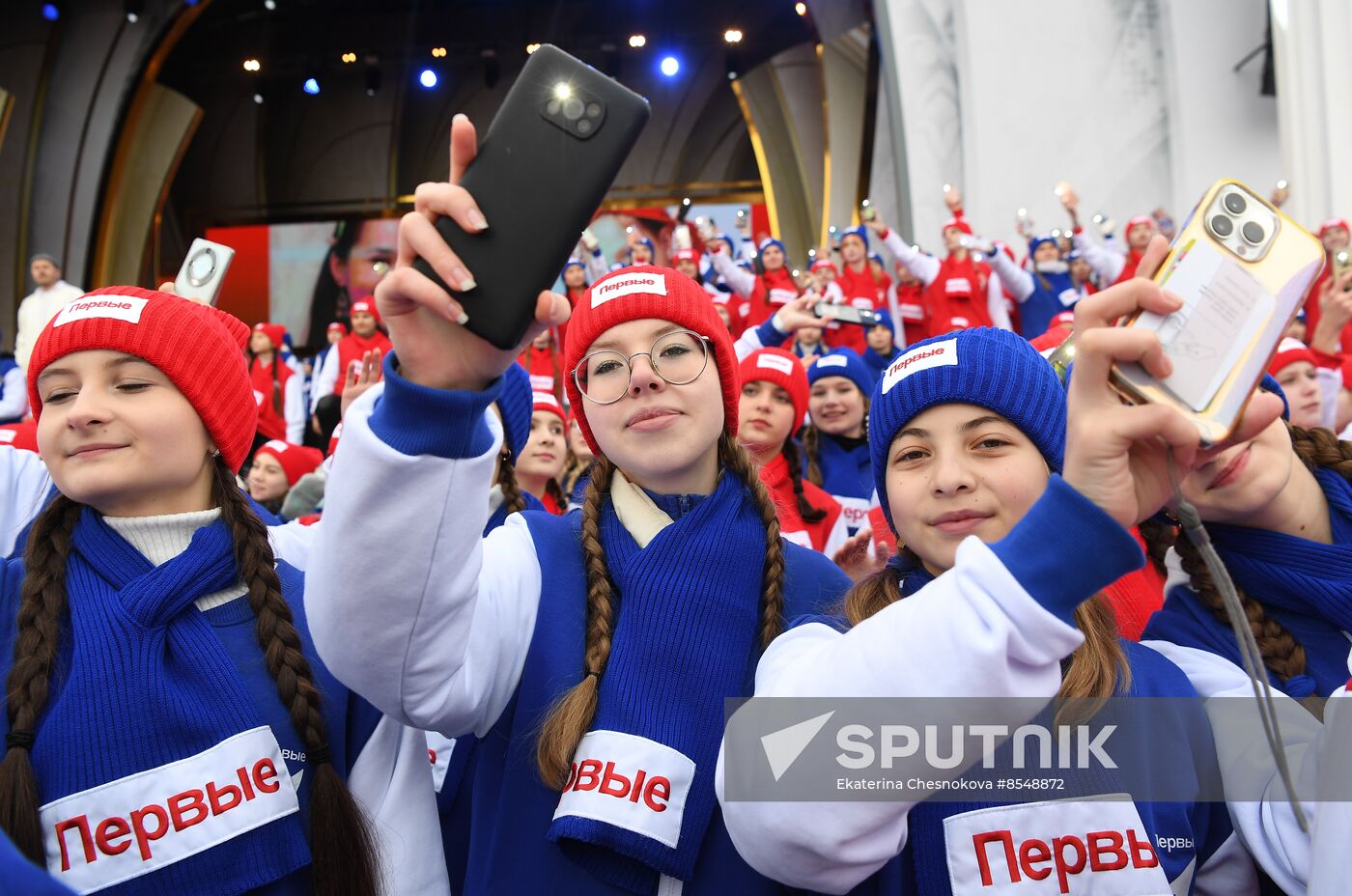 International RUSSIA EXPO forum and exhibition. 1000 Pioneers musical