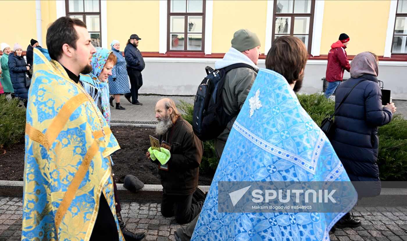 Russia Religion Our Lady of Kazan Icon Feast