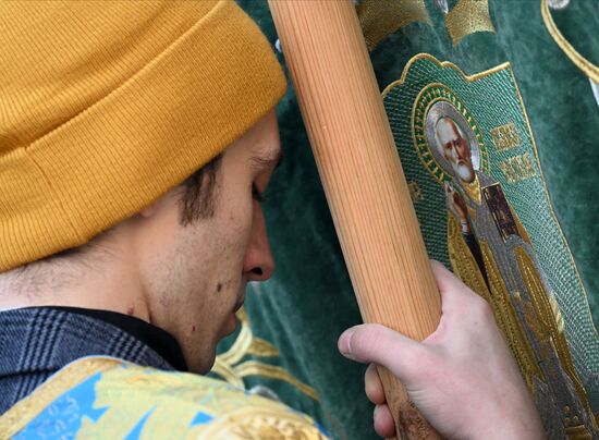 Russia Religion Our Lady of Kazan Icon Feast