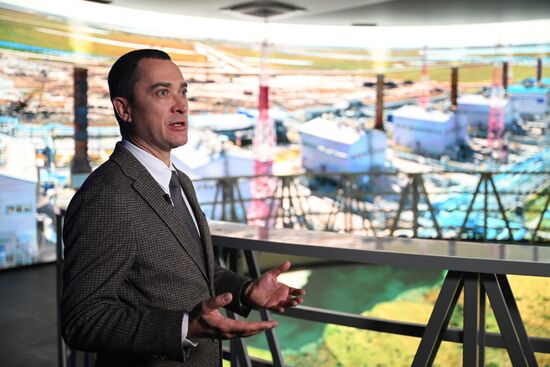 International RUSSIA EXPO forum and exhibition. Gazprom pavilion