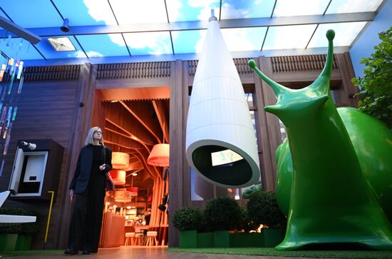 International RUSSIA EXPO forum and exhibition. Gazprom pavilion