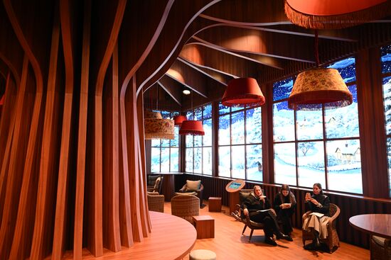 International RUSSIA EXPO forum and exhibition. Gazprom pavilion