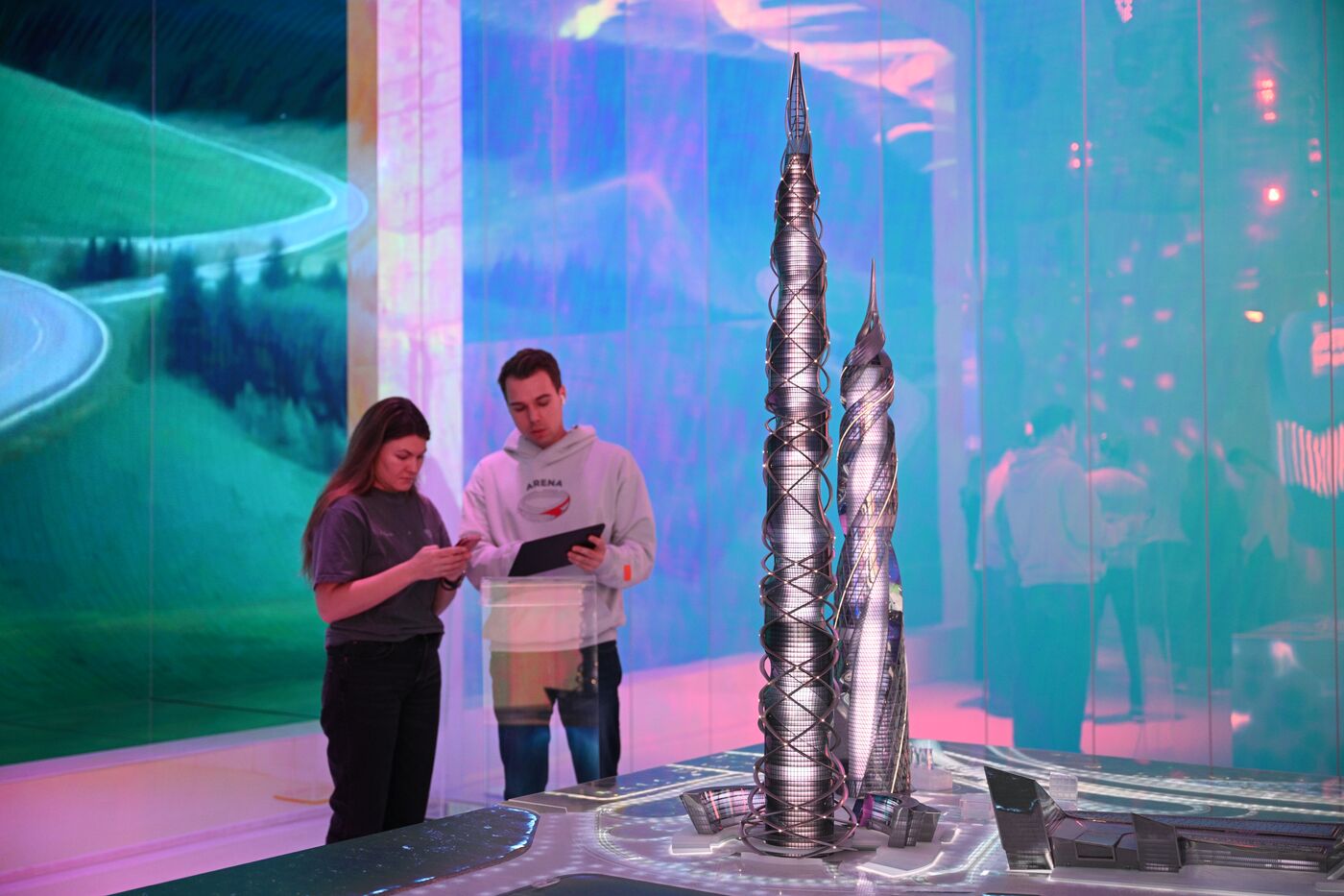 International RUSSIA EXPO forum and exhibition. Gazprom pavilion