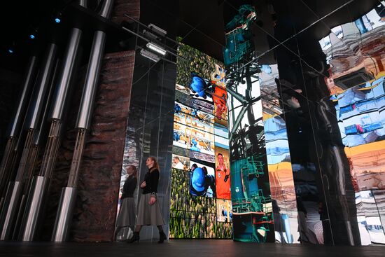 International RUSSIA EXPO forum and exhibition. Gazprom pavilion