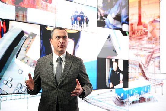 International RUSSIA EXPO forum and exhibition. Gazprom pavilion