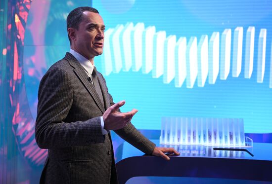 International RUSSIA EXPO forum and exhibition. Gazprom pavilion