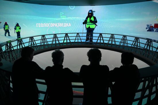 International RUSSIA EXPO forum and exhibition. Gazprom pavilion