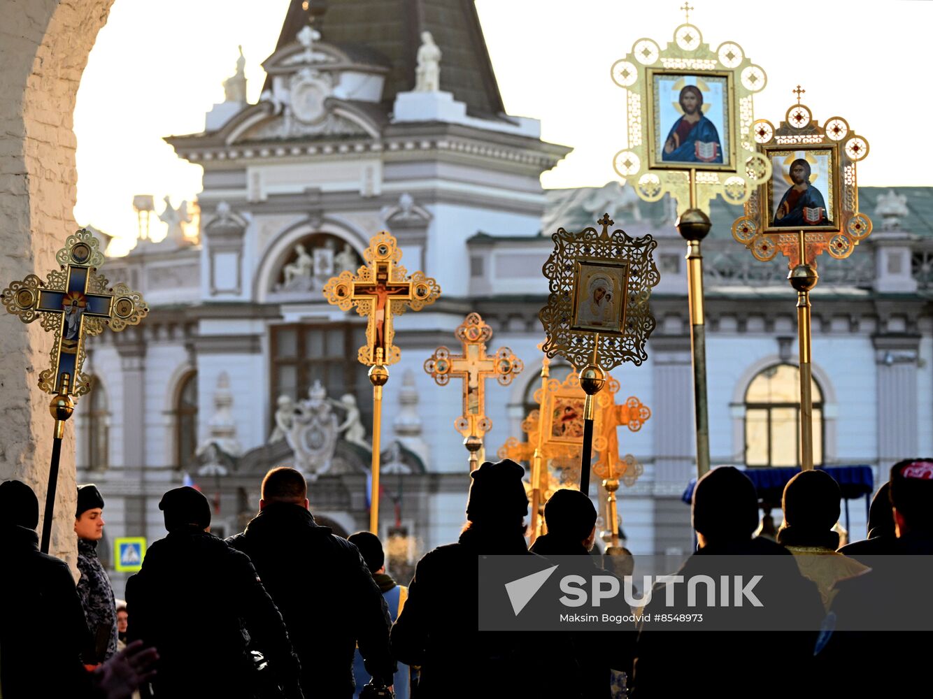 Russia Religion Our Lady of Kazan Icon Feast