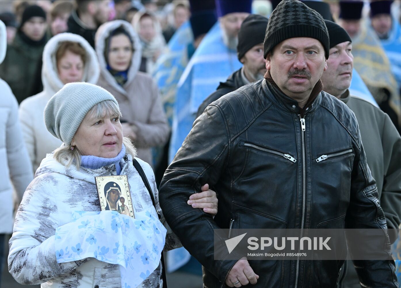 Russia Religion Our Lady of Kazan Icon Feast