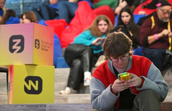 International RUSSIA EXPO Forum and Exhibition.
Participants in the exhibition at Pavilion No. 57, Russia Is my History multimedia historical park. Location: Russia, Moscow. Author: Maksim Blinov/Sputnik. RUSSIA EXPO