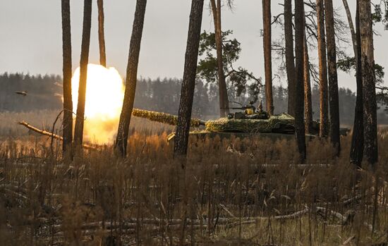 Russia Ukraine Military Operation Tank Crews