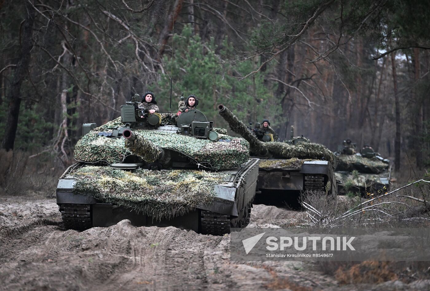 Russia Ukraine Military Operation Tank Crews