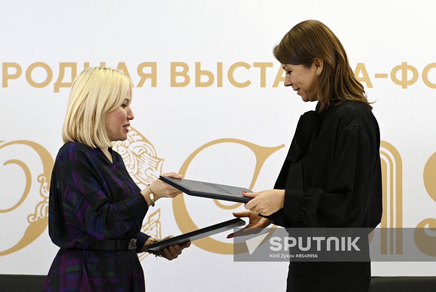 International RUSSIA EXPO forum and exhibition. Ceremony to sign agreement with Russian Ministry of Culture