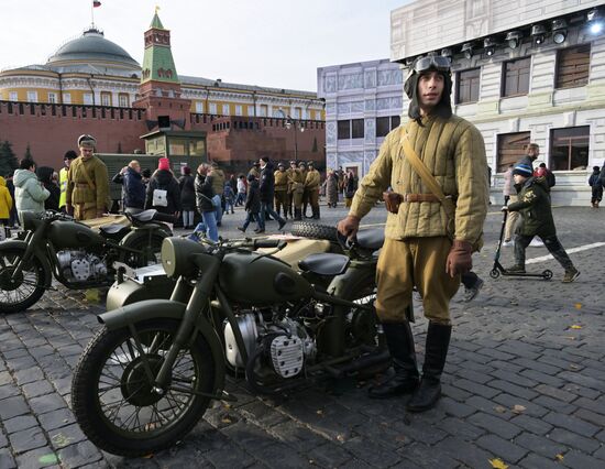 Russia WWII Historical Parade Anniversary