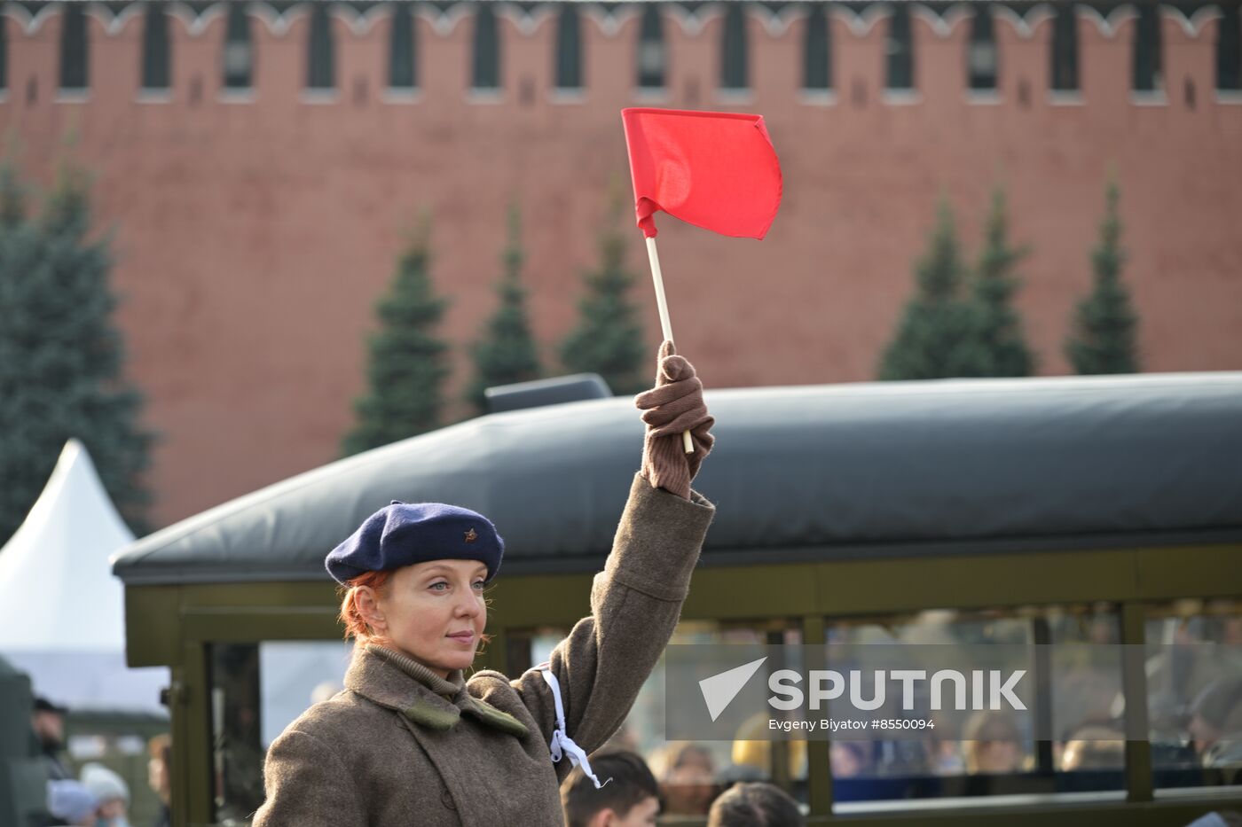 Russia WWII Historical Parade Anniversary