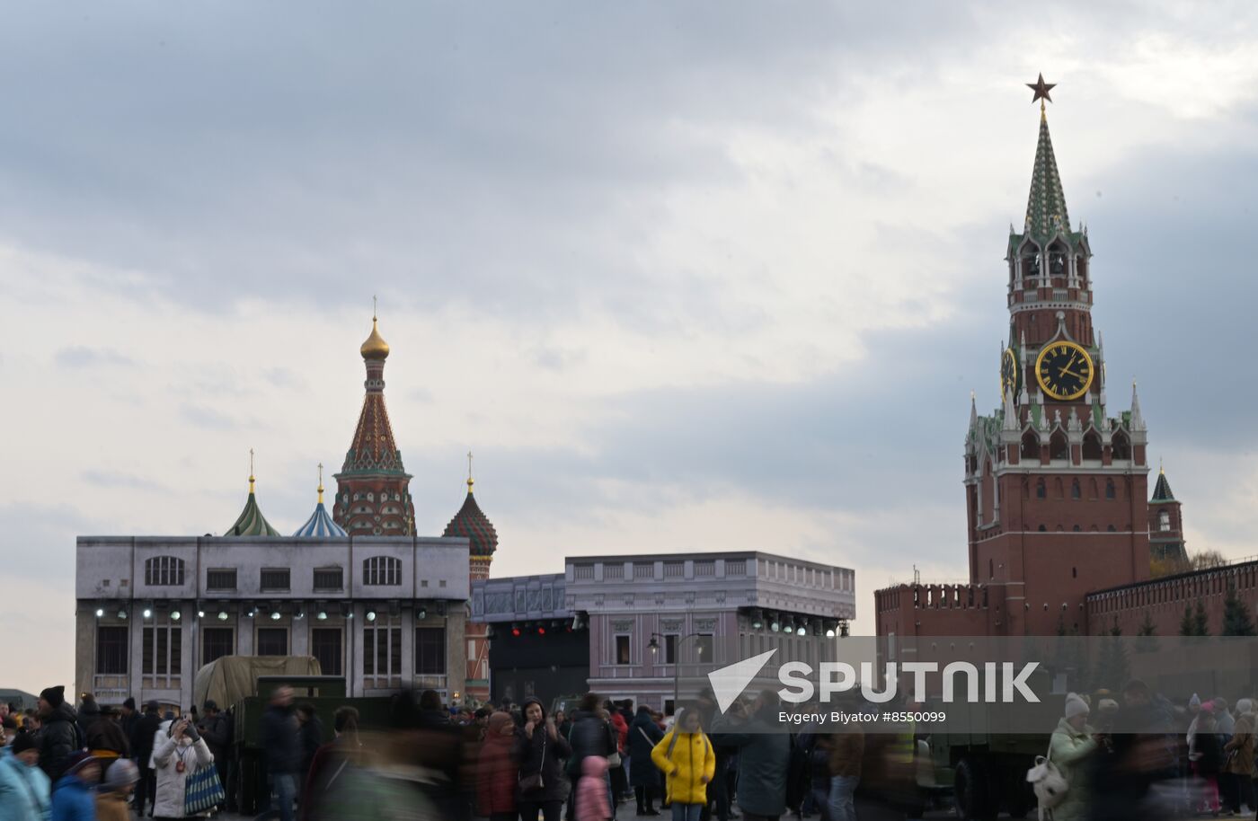 Russia WWII Historical Parade Anniversary