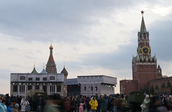 Russia WWII Historical Parade Anniversary