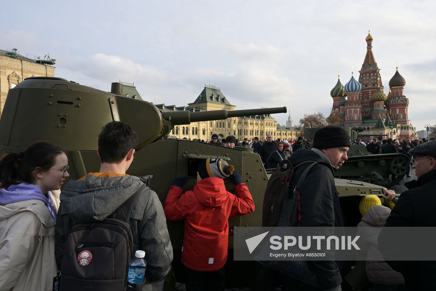 Russia WWII Historical Parade Anniversary