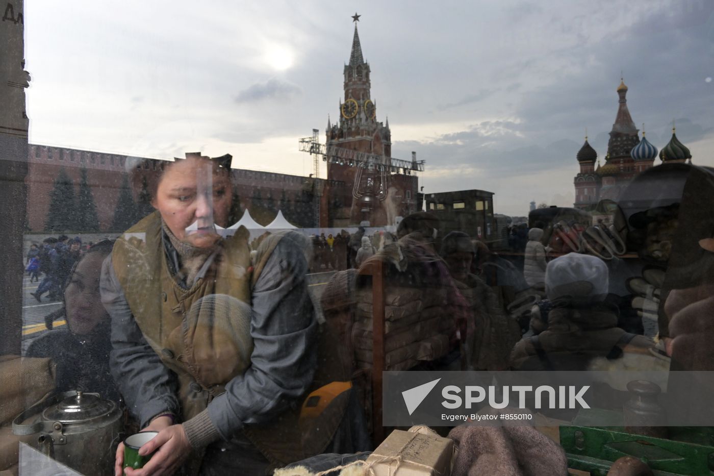 Russia WWII Historical Parade Anniversary