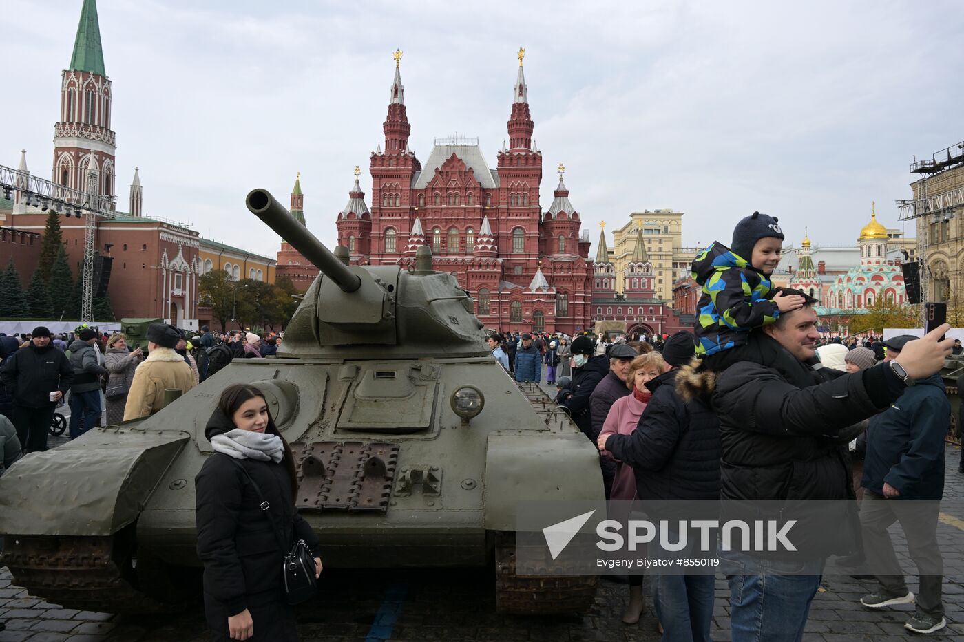 Russia WWII Historical Parade Anniversary