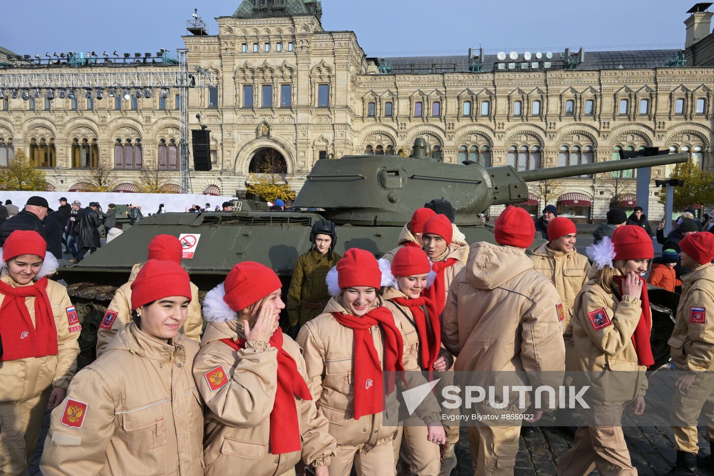 Russia WWII Historical Parade Anniversary
