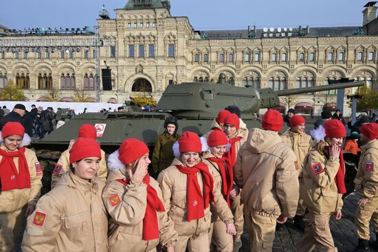 Russia WWII Historical Parade Anniversary