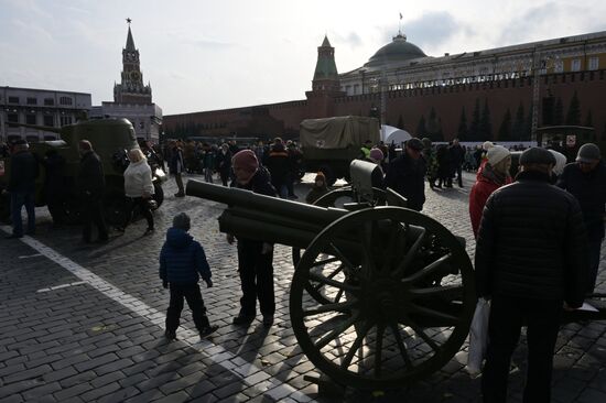 Russia WWII Historical Parade Anniversary
