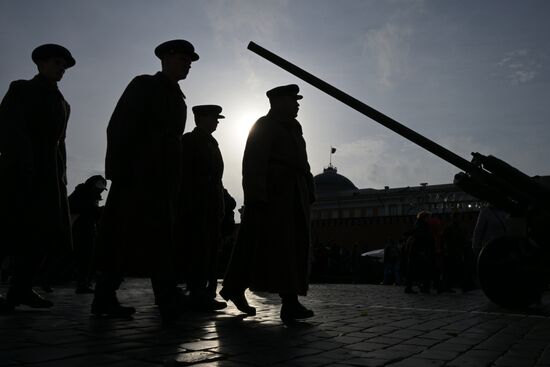 Russia WWII Historical Parade Anniversary