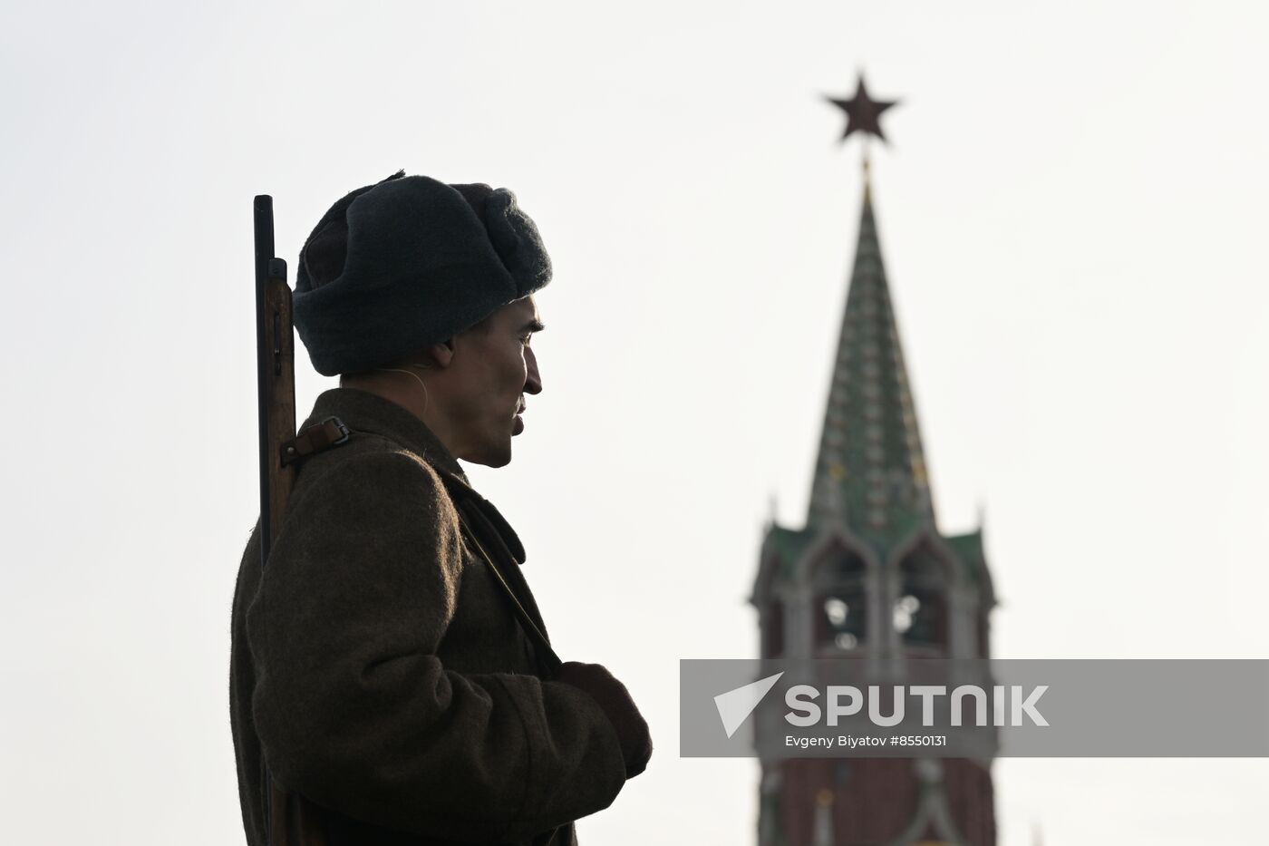 Russia WWII Historical Parade Anniversary