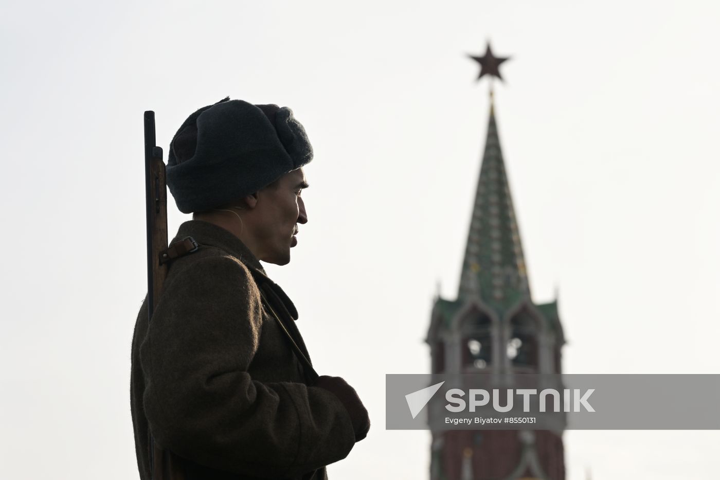 Russia WWII Historical Parade Anniversary