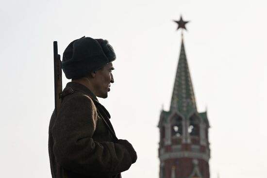 Russia WWII Historical Parade Anniversary