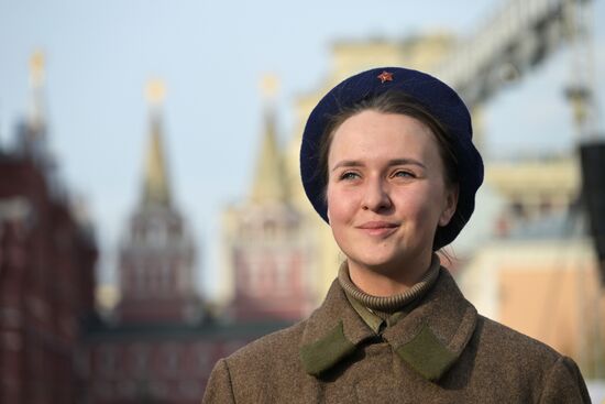 Russia WWII Historical Parade Anniversary