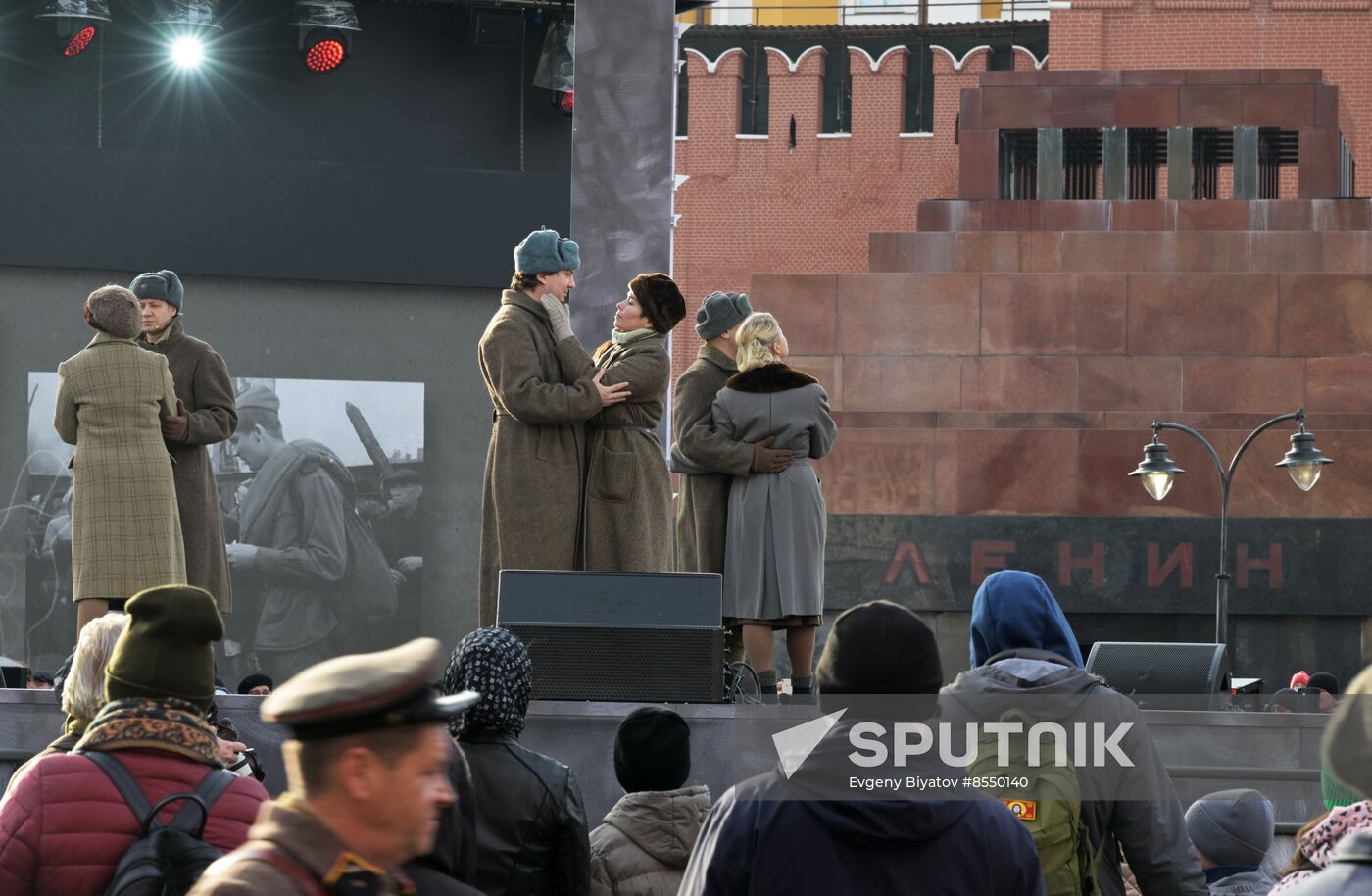 Russia WWII Historical Parade Anniversary
