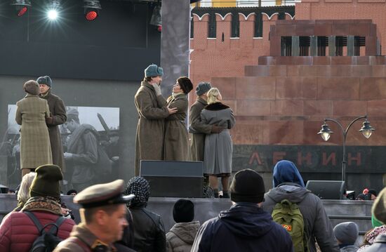 Russia WWII Historical Parade Anniversary