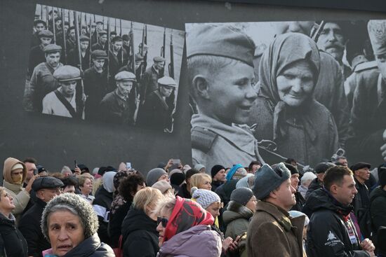 Russia WWII Historical Parade Anniversary
