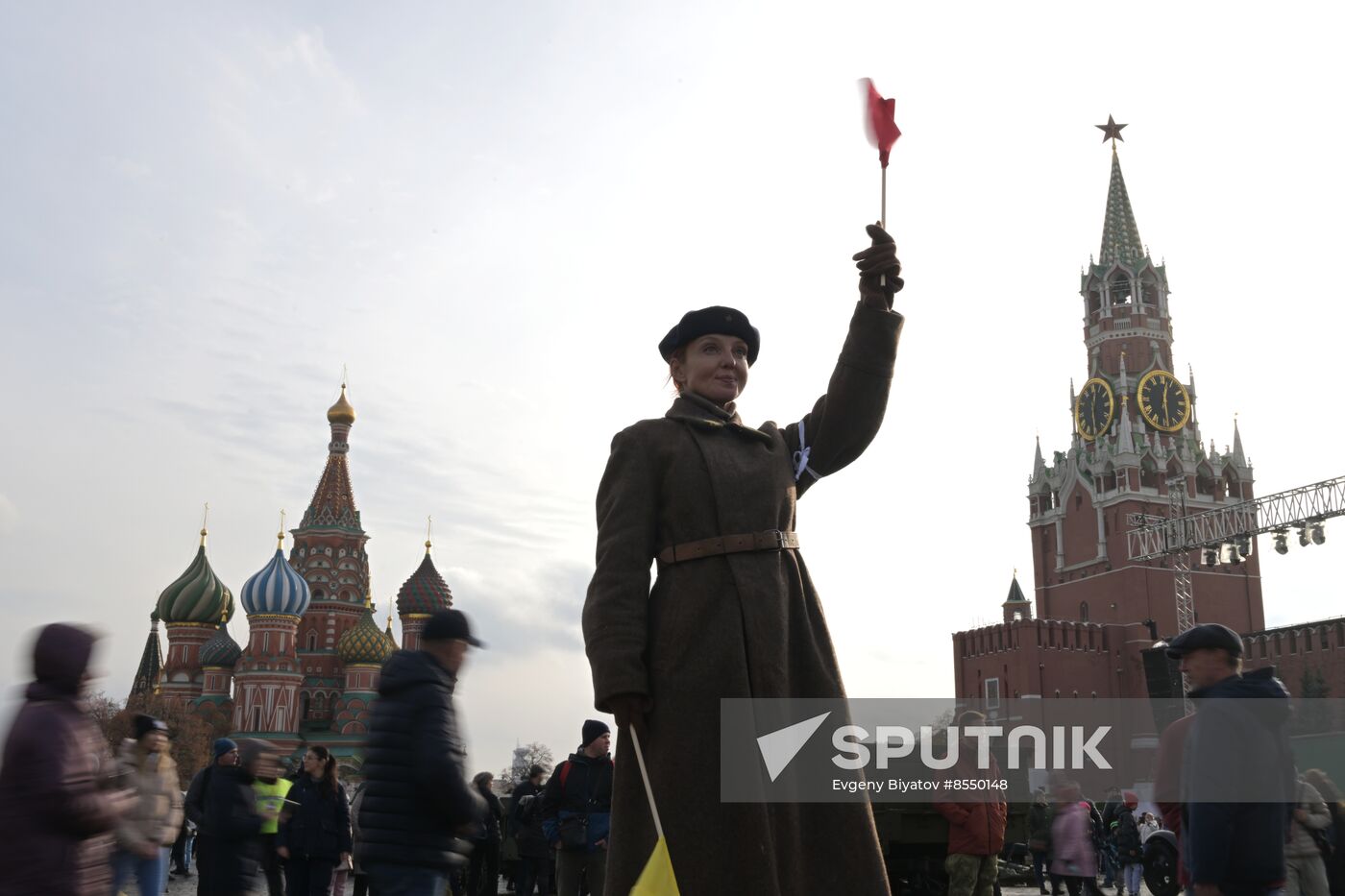 Russia WWII Historical Parade Anniversary