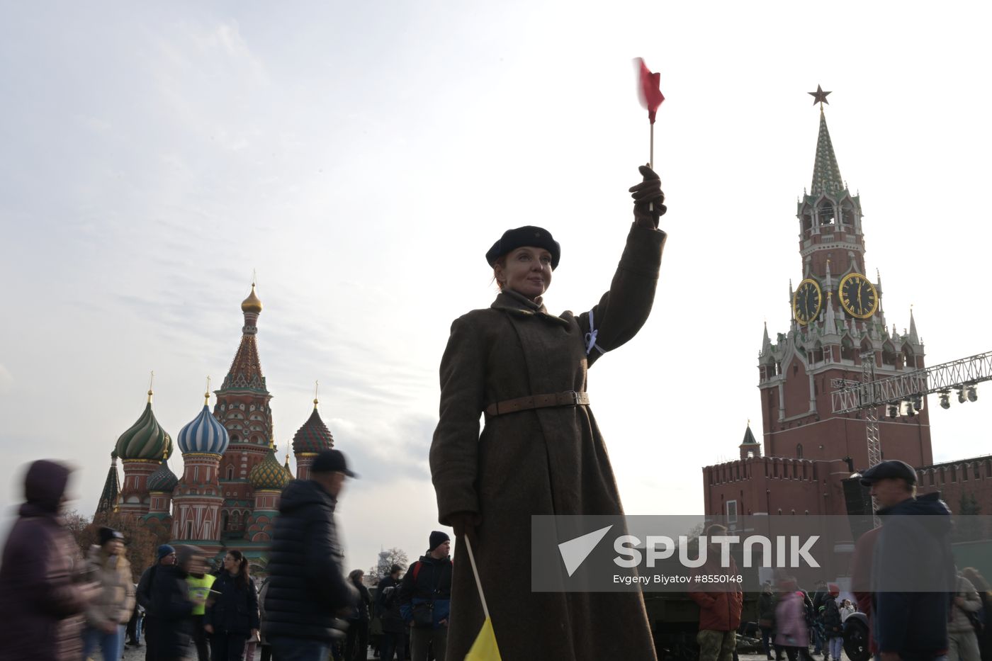 Russia WWII Historical Parade Anniversary
