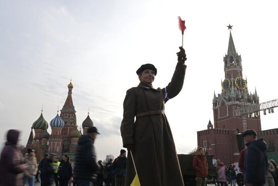 Russia WWII Historical Parade Anniversary
