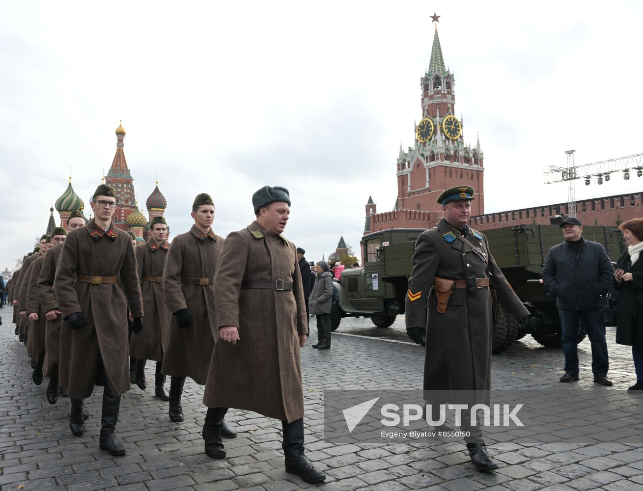 Russia WWII Historical Parade Anniversary