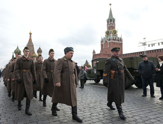Russia WWII Historical Parade Anniversary